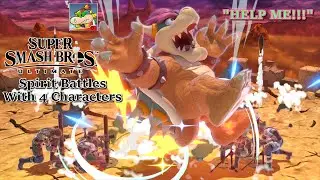 Bullying Spirit Battles w/ 4 Controllers - Super Smash Bros Ultimate