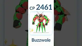 1 HP✨Shiny Buzzwole Destroy Grunt Badly in #Pokemon go on