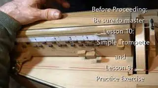 Altarwind Hurdy Gurdy: Lesson 11- practice exercise with simple trompette