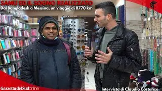 Dal Bangladesh a Messina, la storia di Samu: tra rose, sorrisi ed un sogno realizzato