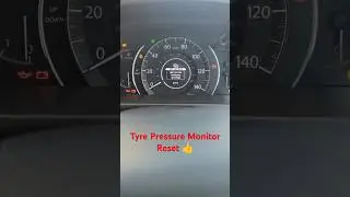 Сброс индикатора давления в шинах TPMS на Honda CRV MK4 #honda #diy #automobile #shorts 👍