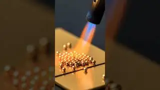Tiny gold balls fusing #DreamScreenAI