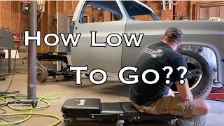 C10 Project: Fender Alignment and How Low to Go? #c10, #squarebody, #chevy