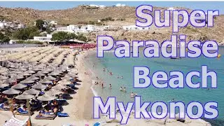 Plaża Super Paradise na Mykonos, Grecja