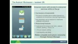 VMworld 2012: Session EUC1822 - VMware Horizon Mobile:  Mobility Management within the Enterprise