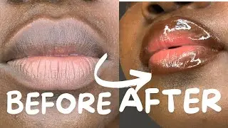 How To Make Your Lips look BIGGER with MAKEUP/Get FULLER Lips Now #makeuptutorial