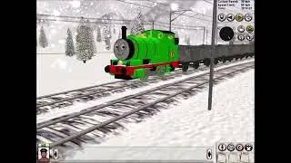 MSTNoodle Percy In Winter In The Alps Route In Trainz 2006!