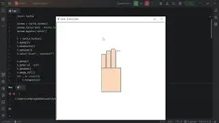 Draw a Hand Using Python Turtle ✋ | Beginner Creative Coding