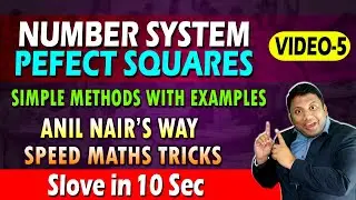 Number System Perfect Squares Simple Methods With Examples | Competitive Exams Library Number System