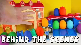 Blue&rsquo;s Clues Play Doh Surprise Eggs | Behind the Scenes with DCTC Amy Jo