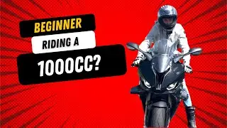 Father Teaching Son to Ride on a 1000CC Motorcycle