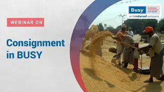 Consignment in BUSY (Hindi)