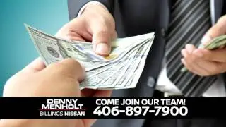 $12,500 Signing Bonus for Denny Menholt Nissan Jobs in Billings