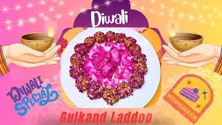 🌸 No Preservative Gulkand Ladoo | घर जैसा गुलकंद लड्डू | #diwali2025 #sweet  @SuchiRasoi22