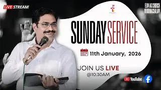 SUNDAY SERVICE || 11th JAN 2026 || ELIM AG CHURCH VRIDHACHALAM || REV. M.DAVID RAJA