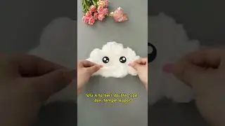 Cara Simpel Membuat Gantungan Awan Aesthetic #shorts