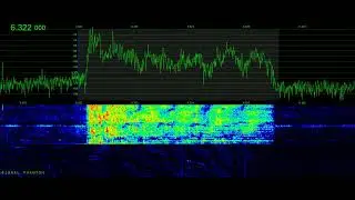 Russian Military Short Music Burst 6322 kHz  | Signal Phantom