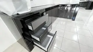 Most popular Color aluminium kitchen cabinet #modernkitchendesign #kitchencabinetmakeover