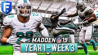 Madden 19 Dolphins Franchise Year 1 - Week 3 vs Raiders | Ep.4