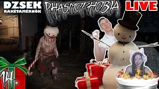 🔴 Phasmophobia - LIVE - 14. Rész - Hulla Pelyhes Karácsonyi Szellemhajsza