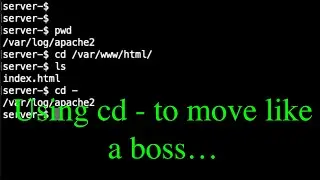cli tip #2 - using cd - like a boss...