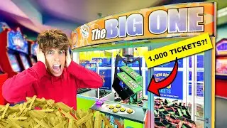 I Played The GIANT Dave & Busters Claw Machine & THIS HAPPENED!