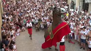 Sant Jaume Manacor 2019. Sa mulassa devant s'ajuntament