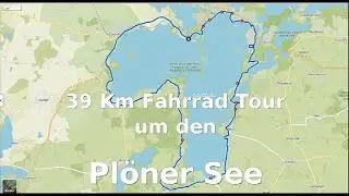 Pl&ouml;n. Sehr sch&ouml;ne Fahrradtour um den Pl&ouml;ner See, 39 Km ab Naturcamping Spitzenort