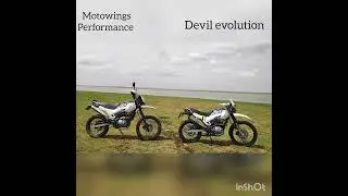 Hero xpulse200 4v #Motowings performance vs #Devil evolution exhaust #Rally kit