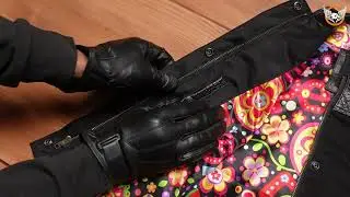 Women's Diamond Stitched Biker Waistcoat by Leatherick #motorcyclefashion #bikers #leatherwear #vest