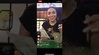 Winter Blanco (Wiintrr) on Instagram live talking about the plastic surgery on her chin! Must watch!