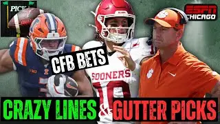 CFB Week 4 Best Bets: Illinois-Indiana CRAZY Line + Big 12 Picks