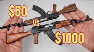 Goatguns miniature AK-47 VS insane miniature toy gun