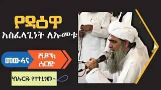 ዲን ላይ ቀጥ ለማለት ዳዕዋ ላይ መቆም አለብን መውላና ሸይኽ ሳዐድ ኢብኑ ሀሩን