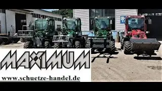 Maximum Radlader Hoflader 4x4 T&uuml;v gepr&uuml;ft mit Schnellkupplung und Vollkabine