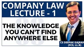 Company Law | CS Deepak Gajrani