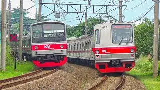 HUNTING KRL COMMUTER LINE LINTAS KULON DI JALUR TIBER STASIUN SERPONG