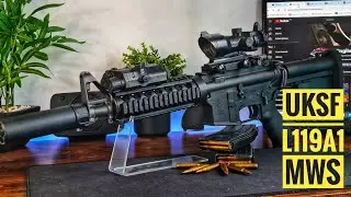 L119A1 UKSF RIFLE MWS BUILD #ukmilitary #collector #military #gas #airsoft #replica #warzone #cod