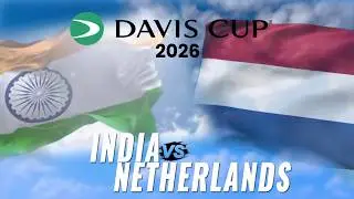 Mark your calendars for an electrifying Davis Cup 2026 Qualifiers clash between INDIA vs NETHERLANDS