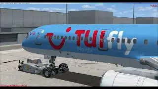 Qualitywings Boeing 757 Walk-around and takeoff