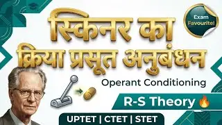 Skinner का Operant Conditioning 🐭 | Reinforcement vs Punishment | R-S Theory