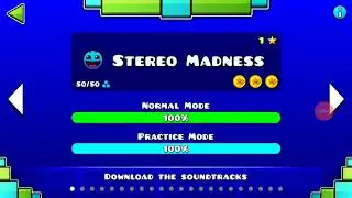 Geometry dash Back on track: прохождение