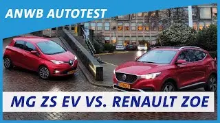 MG ZS EV vs Renault Zoe 2019 review | ANWB Autotest 🚗🚙