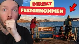 Sie wurde direkt am Wasser festgenommen!