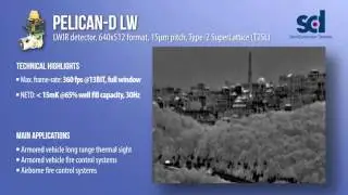 PELICAN D LW - 640*512, 15 micron T2SL