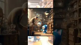 Doraemon & magical mirror #shorts #doreamon #doraemonstory #aikidsstory