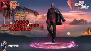 MARVEL Super War - Vision After Buff Quite Over Powered Vision Skin Costume Date Night Gameplay