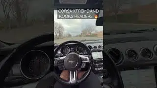 INSANE SOUNDING S550 MUSTANG 5.0 WITH KOOKS HEADERS AND A CORSA EXTREME EXHAUST (RAW DOWNSHIFTS)