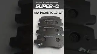 DISC BRAKE PAD SET KIA PICANTO 17' GT [FRONT SET SQ-2053] [REAR SET SQ-2056] SUPER-Q I MADE IN KOREA