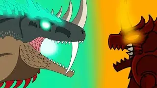 Titanus Giga goroZilla vs destoroyah | Animation